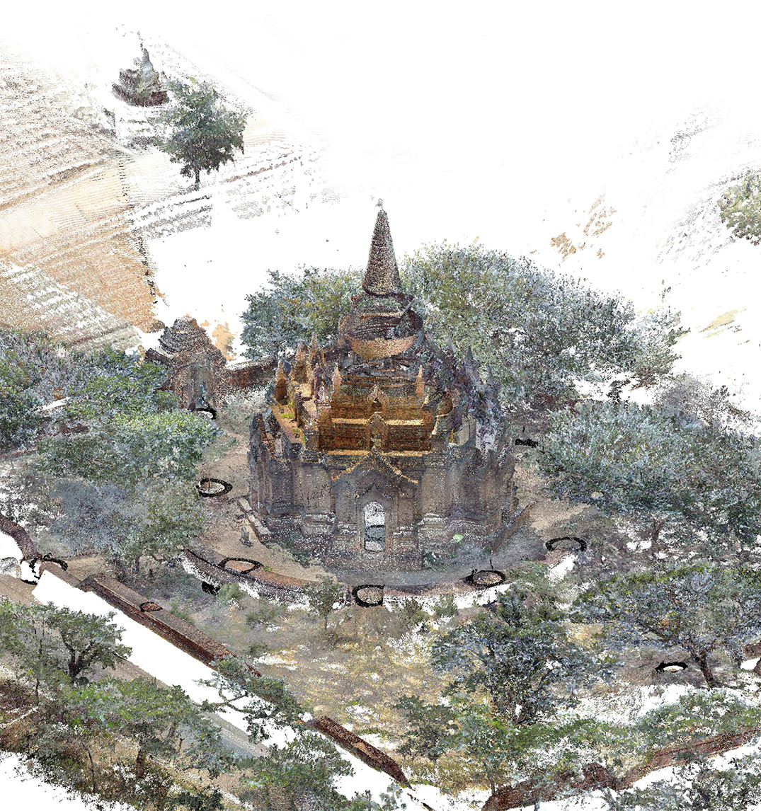 temple point cloud